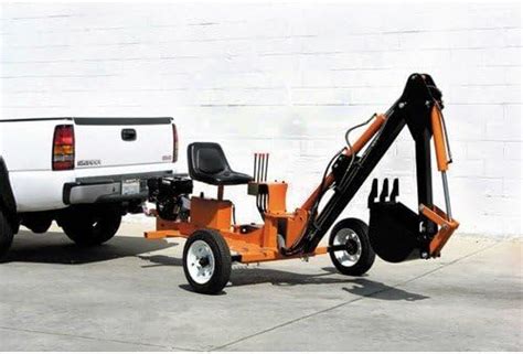 towable mini digger|portable backhoes for truck bumpers.